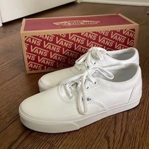 Vans white sneakers - size 6.5 “the Authentic”